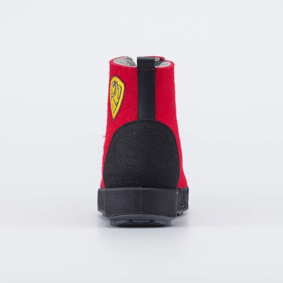 957021-41 Красные укороченные валенки для мальчики красный фото №5