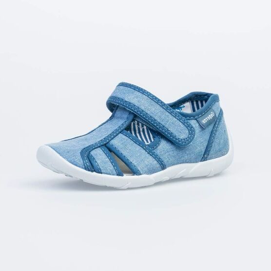 421032-12 Сандалии текстильные для мальчики голубой