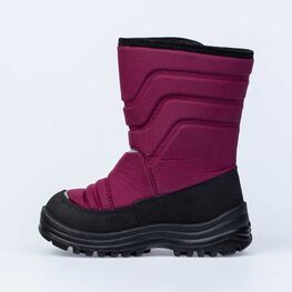 464050-42 Сапожки-дутики на липучке для девочки бордовый фото №2