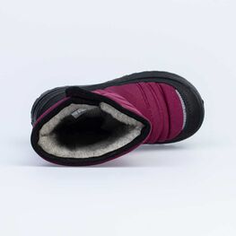 464050-42 Сапожки-дутики на липучке для девочки бордовый фото №4