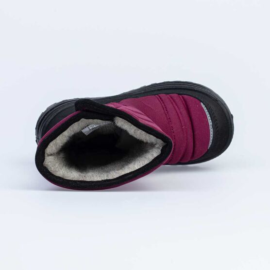 464050-42 Сапожки-дутики на липучке для девочки бордовый фото №4