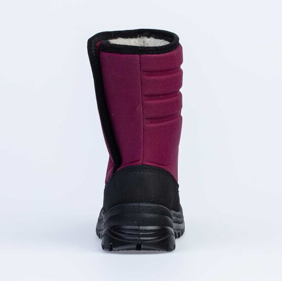 464050-42 Сапожки-дутики на липучке для девочки бордовый фото №5