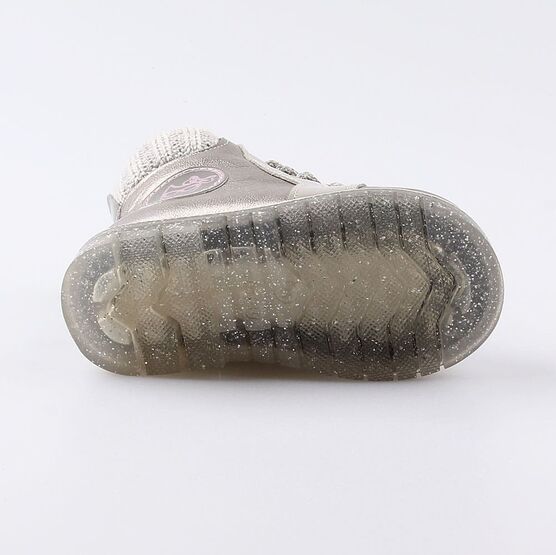 152177-37 Ботинки для девочки сер-срб фото №3