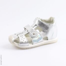 322096-21 Босоножки для девочки серебрист.