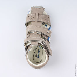 322096-24 Сандалии для мальчики серый фото №4