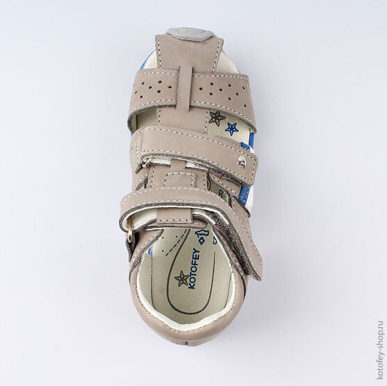 322096-24 Сандалии для мальчики серый фото №4