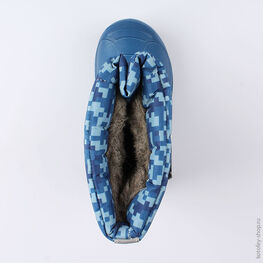 364025-47 Сноубутсы для мальчики светло-синий фото №4