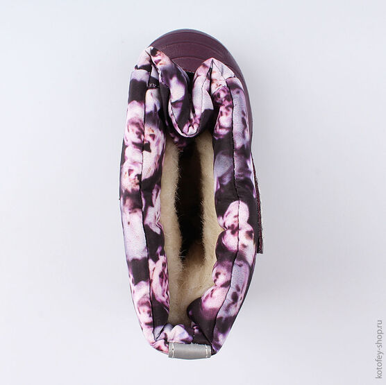 364025-48 Сноубутсы для девочки бордовый фото №4