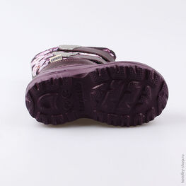 364025-48 Сноубутсы для девочки бордовый фото №3