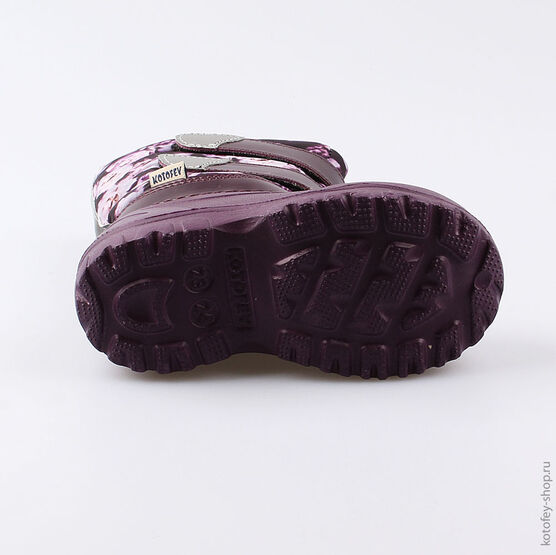 364025-48 Сноубутсы для девочки бордовый фото №3