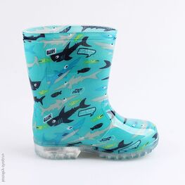 466004-11 Резиновые сапоги для мальчики голубой фото №2