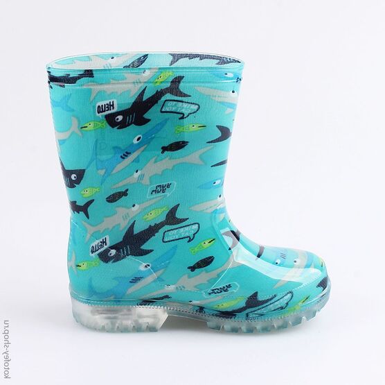 466004-11 Резиновые сапоги для мальчики голубой фото №2