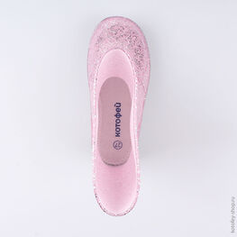 466005-11 Резиновые сапоги с LED-подсветкой для девочки розовый фото №4