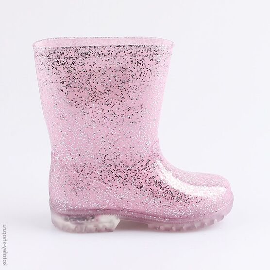 466005-11 Резиновые сапоги с LED-подсветкой для девочки розовый фото №2