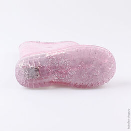 466005-11 Резиновые сапоги с LED-подсветкой для девочки розовый фото №3