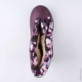 664038-48 Сноубутсы для девочки бордовый фото №4