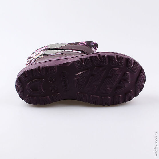 664038-48 Сноубутсы для девочки бордовый фото №3