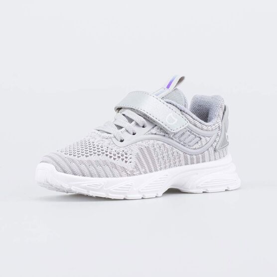 344452-12 Текстильные кроссовки серый для девочки серый