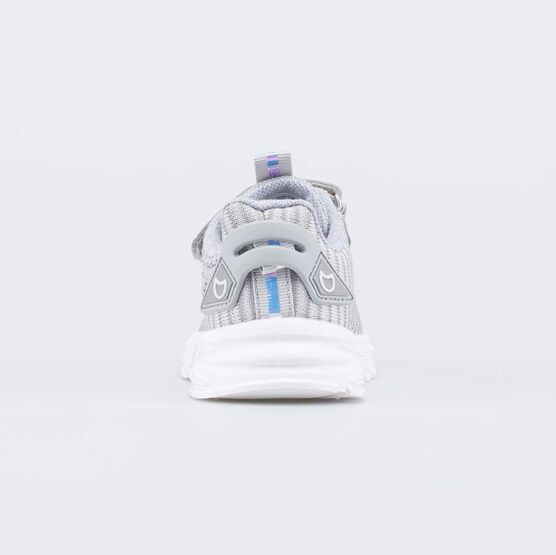 344452-12 Текстильные кроссовки серый для девочки серый фото №5