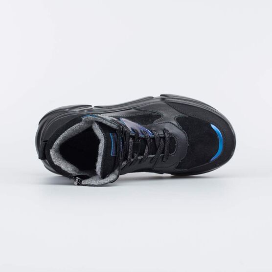 752195-31 Ботинки для девочки черный фото №4