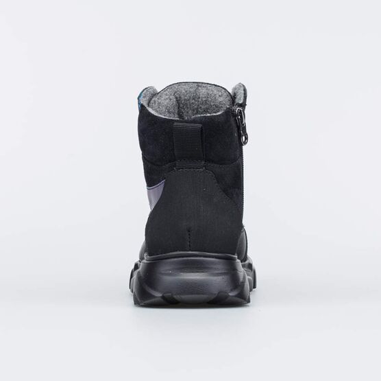 752195-31 Ботинки для девочки черный фото №5