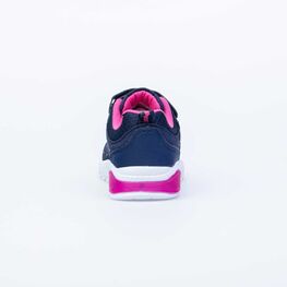 344253-72 Кроссовки с LED-подсветкой на подошве для девочки син-фук фото №2