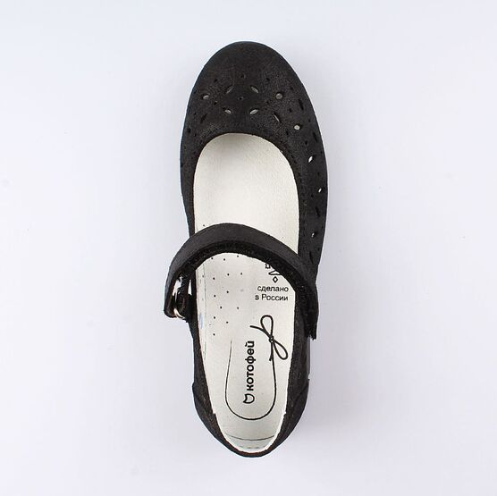 532222-21 Туфли для девочки черный фото №4