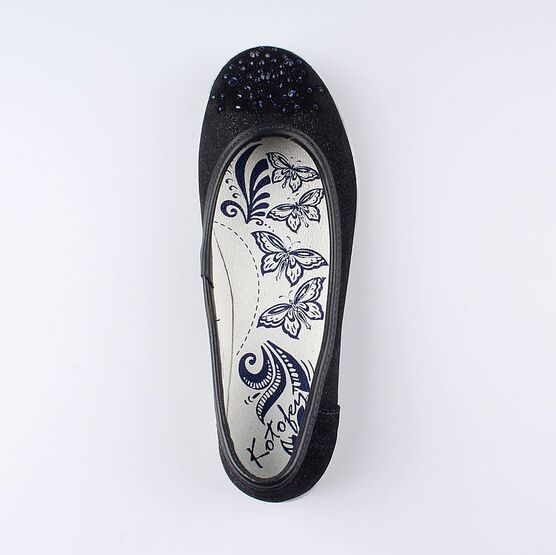 632243-22 Туфли для девочки светло-синий фото №4