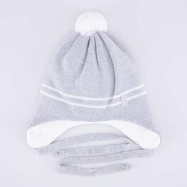 07711422-41 Шапка на завязках серый для мальчики серый фото №4