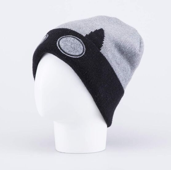 07711559-41 Шапка детская Маска для мальчики серый + черный