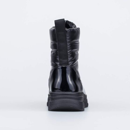 554076-43 Ботинки-дутики для девочки черный для девочки черный фото №5