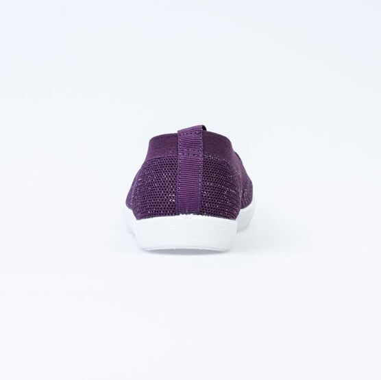 631126-13 Кеды из вязаного текстиля для девочки фиолетовый фото №5