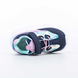 144147-75 Кроссовки для девочки син-роз фото №4