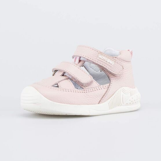 032096-22 Кожаные сандалии для девочки для девочки розовый