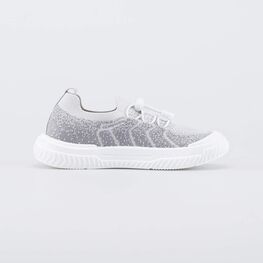 431205-13 Вязаные кеды на подошве FIT для мальчики серый фото №2