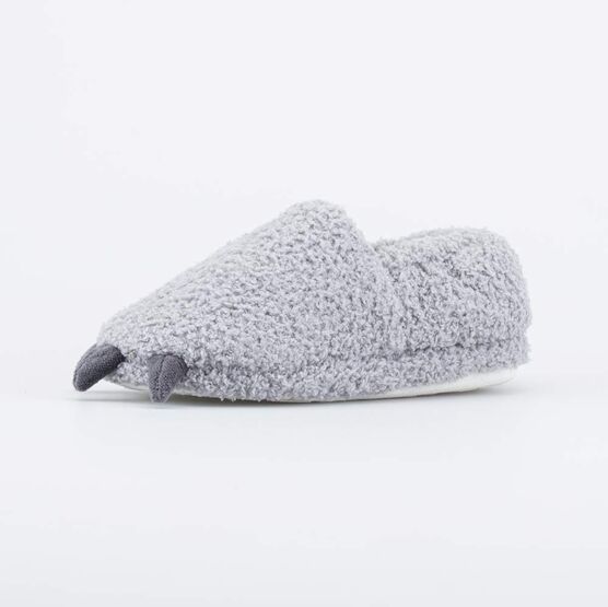 731187-11 Домашние тапочки для подростков Дино для мальчики серый