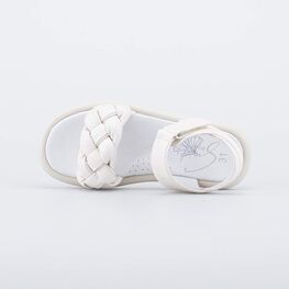 523068-23 Босоножки летние Косичка для девочки бежевый фото №4