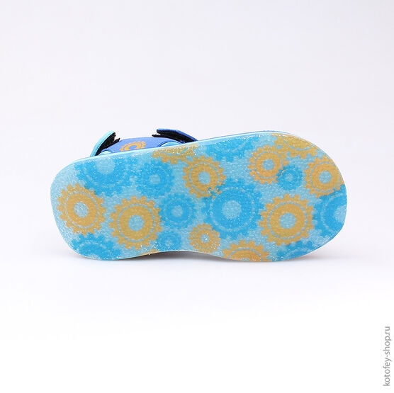 225027-11 Пляжная обувь голубая для мальчики голубой фото №3