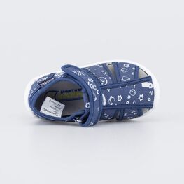 221075-14 Текстильная обувь для детей Космос для мальчики синий фото №4