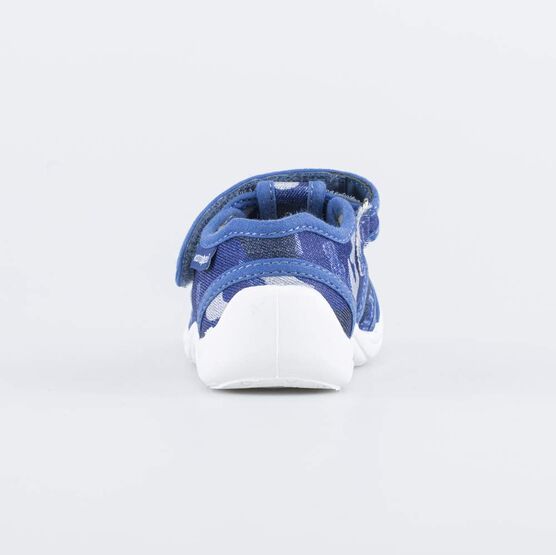 221138-12 Текстильная обувь для детей Камуфляж для мальчики синий фото №5