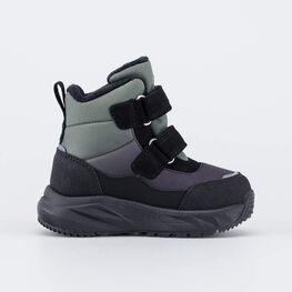 254838-41 Мембранные ботинки с LED и Softshell Космонавт для мальчики черный + оливковый фото №2