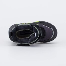 254838-41 Мембранные ботинки с LED и Softshell Космонавт для мальчики черный + оливковый фото №4