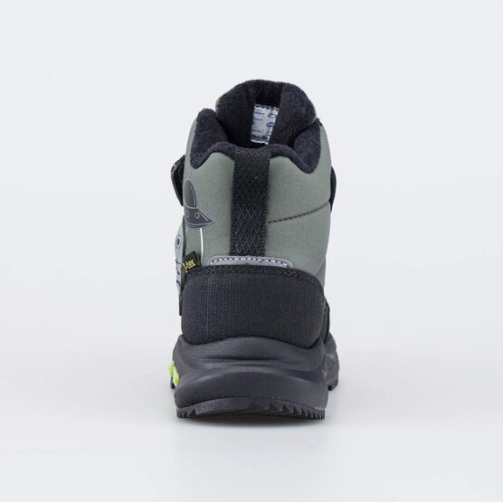 254838-41 Мембранные ботинки с LED и Softshell Космонавт для мальчики черный + оливковый фото №5