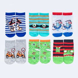 07742507-40 Носки с тормозами для мальчика в ассортименте (1 пара) для мальчики синий