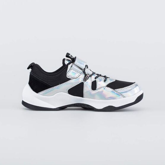 744194-82 Кроссовки утепленные для девочки серебристый фото №2