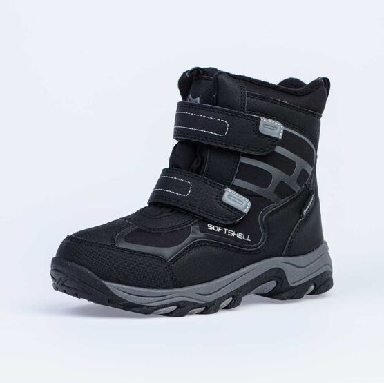 654943-46 Мембранные ботинки для мальчики чер-сер