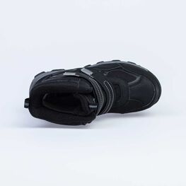 654943-46 Мембранные ботинки для мальчики чер-сер фото №4