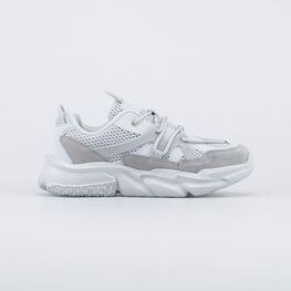 744216-71 Серые кроссовки со светоотражающими вставками для мальчики серый фото №2