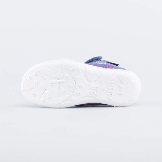 421094-11 Хлопковые сандалии Ягодки для девочки синий фото №3