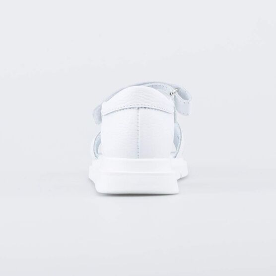 522182-21 Сандалии на липучках Звездочка для девочки белый фото №5